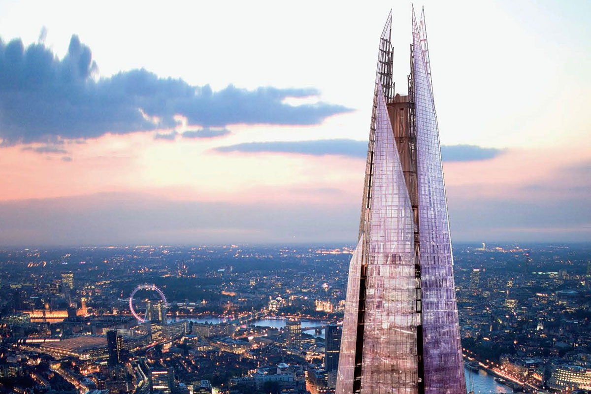 Storslagen utsikt från Londons nya sevärdhet