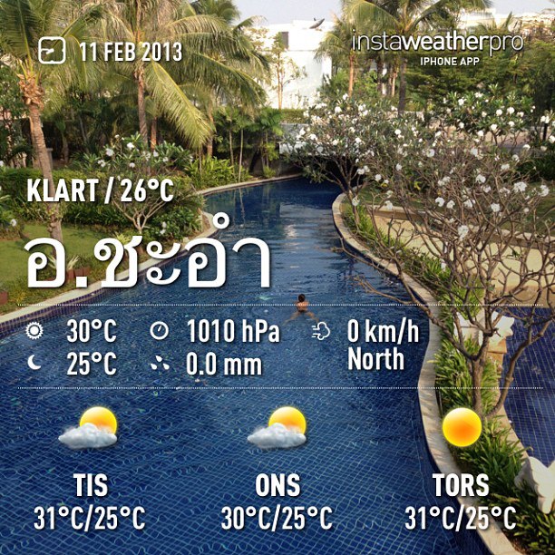InstaWeather app Thailand